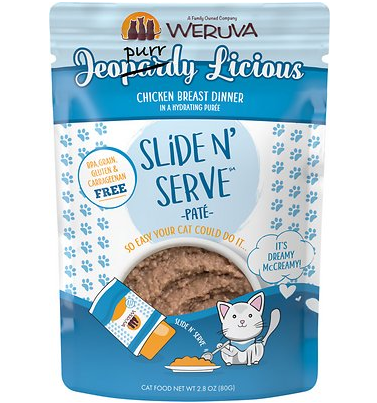 Weruva Slide N' Serve Jeopurrdy Licious Chicken Pate