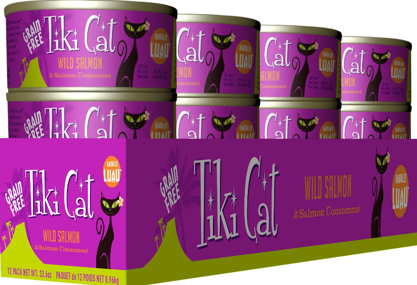 Tiki Cat Luau Wild Salmon in Salmon Consomme