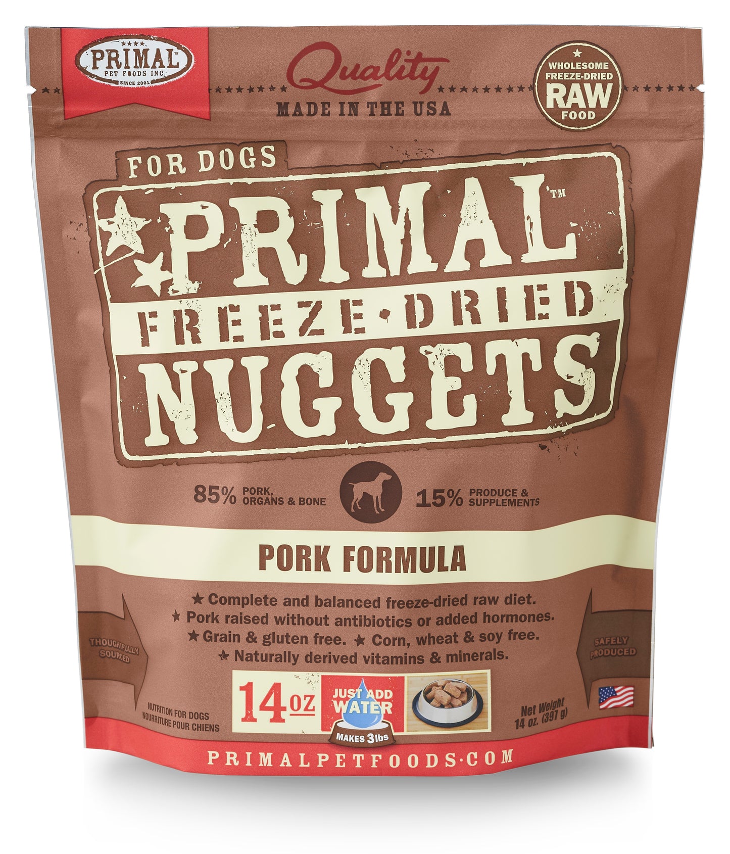 Primal Freeze-Dried Pork Formula