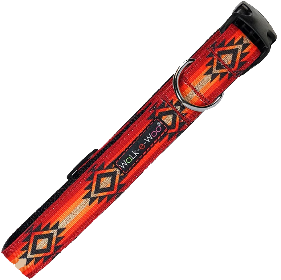 Walk-e-Woo Fire Sky Collar