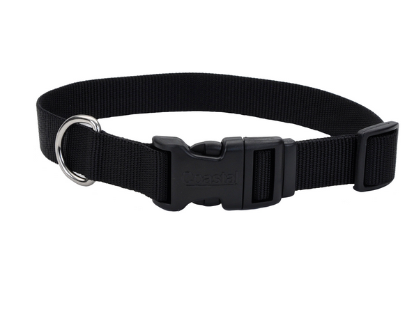 Coastal Adjustable Dog Collar with Plastic Buckle