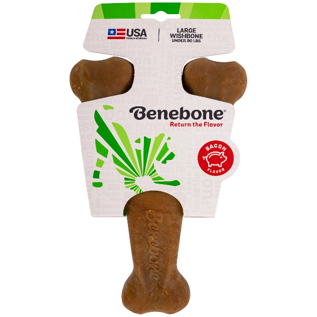 Benebone Large Zaggler Dog Chew Toy - Peanut Butter