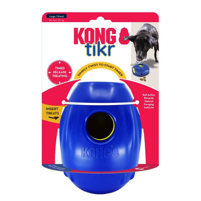 Kong Tikr Timer Activated Dog Treat Dispenser Kong Tikr Timer Activated Dog Treat Dispenser