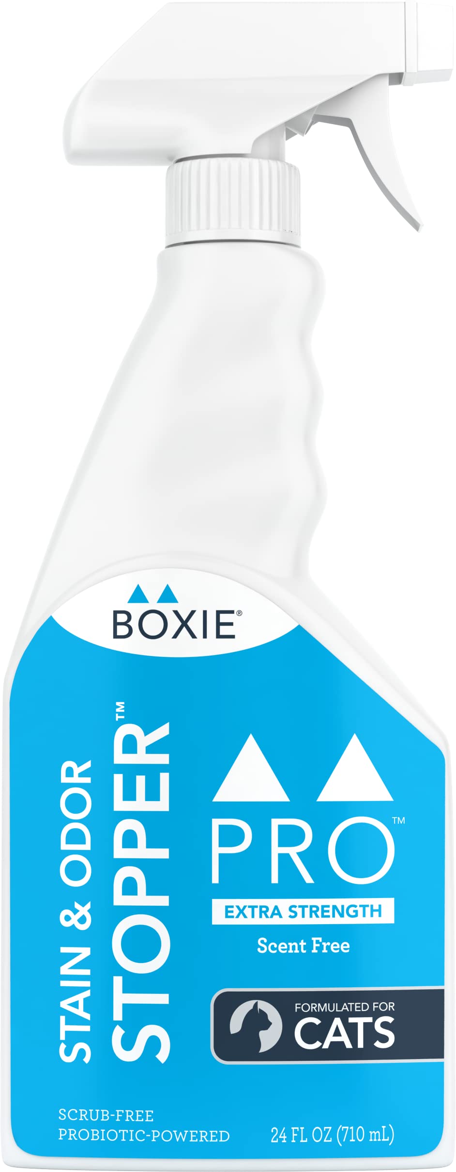 Boxie Cat Pro Stain & Odor Stopper Extra Strength Scent-Free for Cats 24 oz.