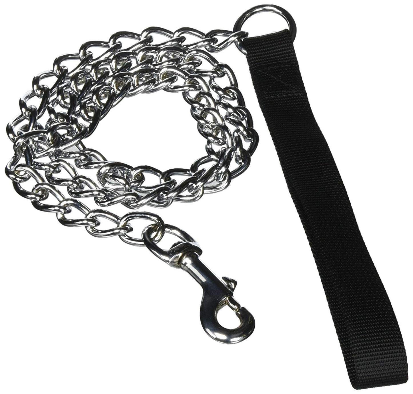 Coastal Chain Dog Leash with Nylon Handle