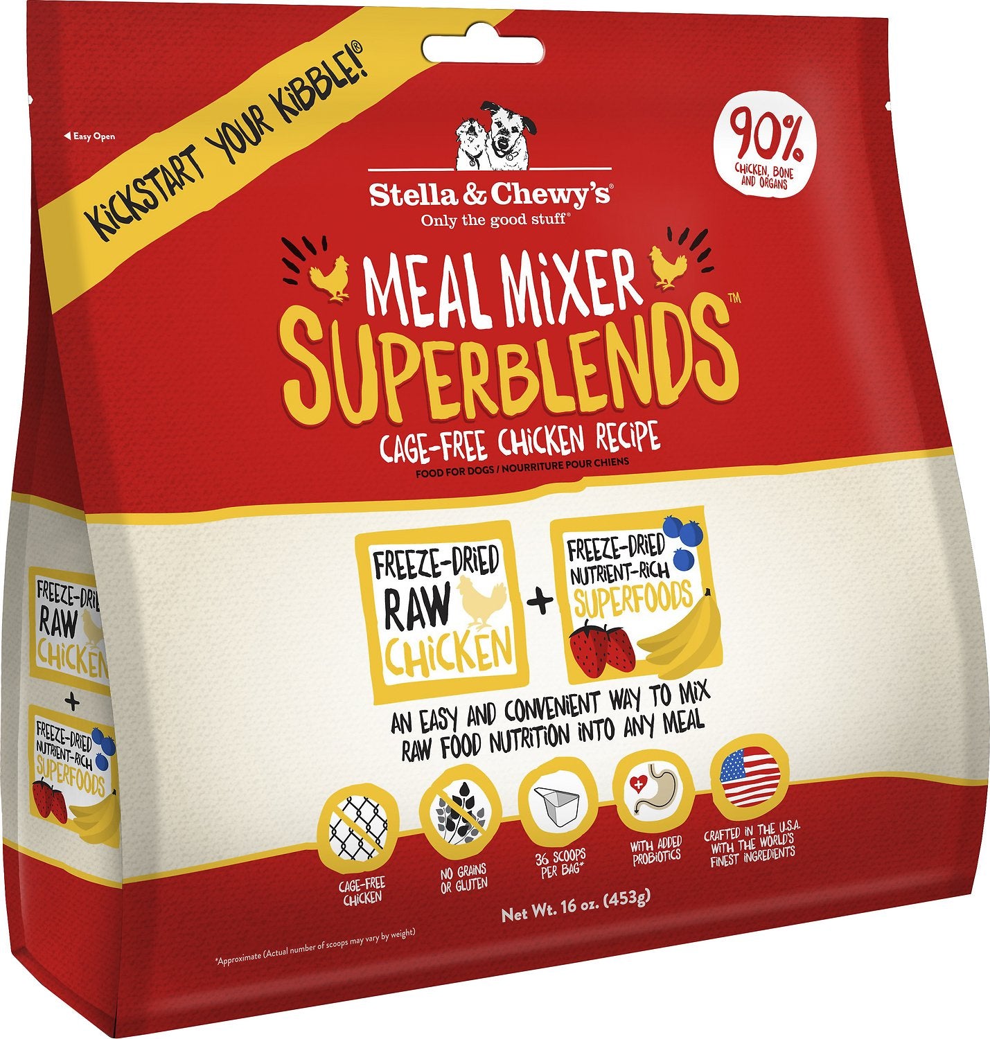 Stella & Chewy's Freeze-Dried Meal Mixers SuperBlends Chicken Recipe