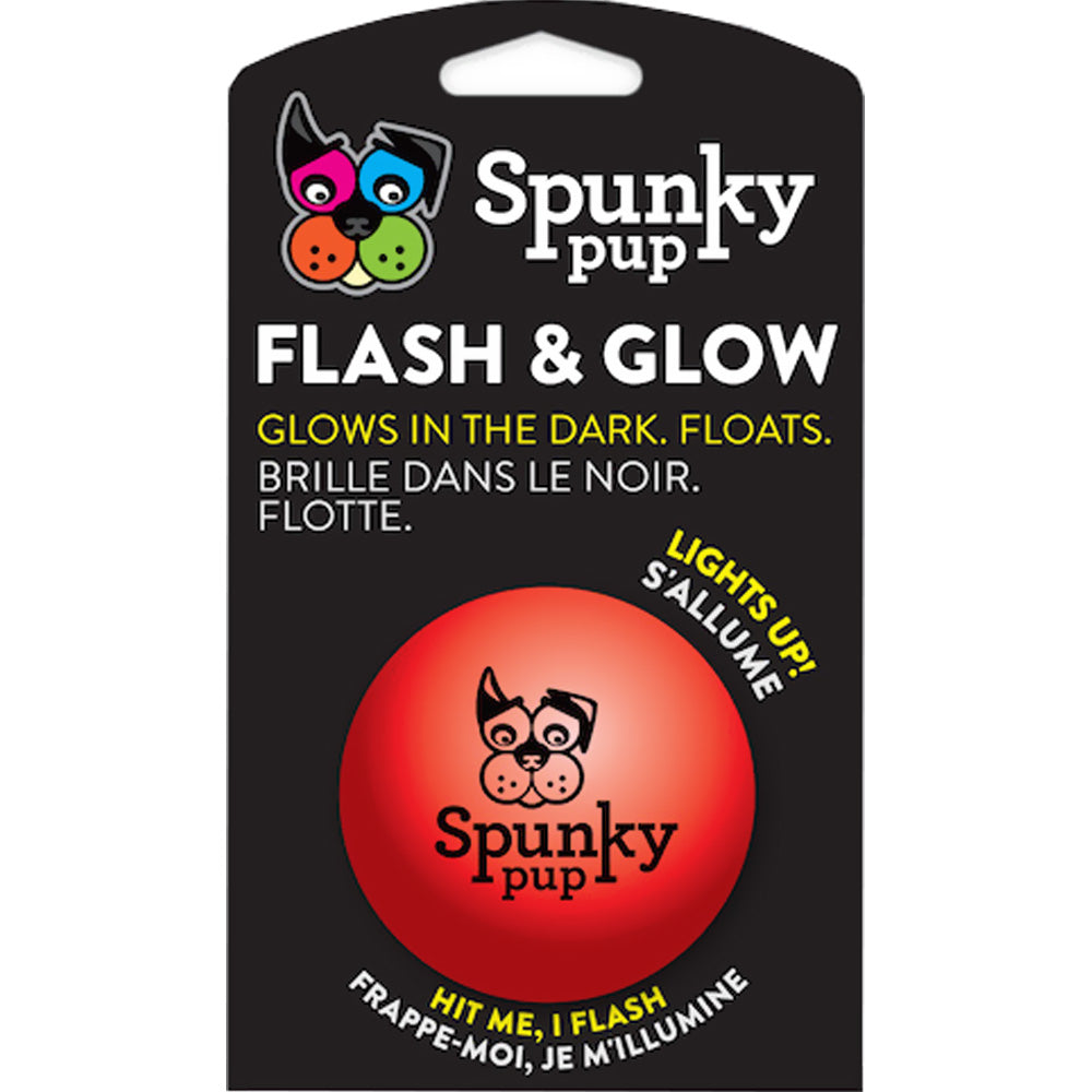 Flash and glow dog hot sale ball