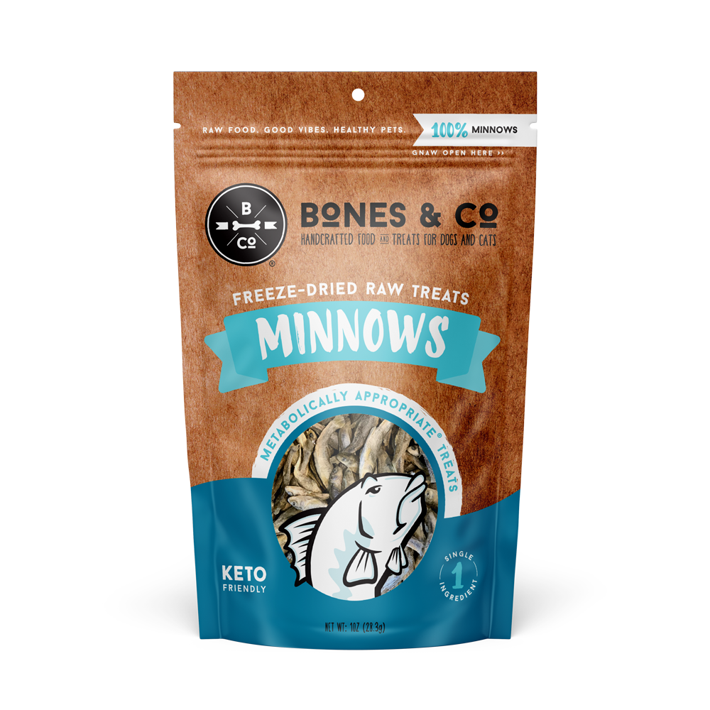 Bones & Co Freeze Dried Minnows 1 oz.