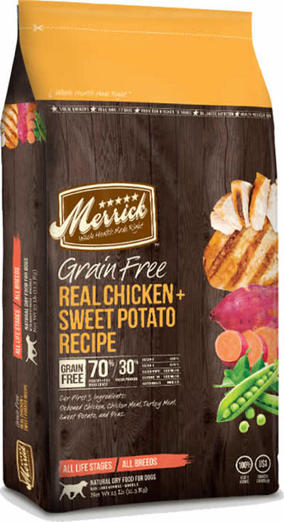 Merrick Grain-Free Real Chicken & Sweet Potato Merrick Grain-Free Real Chicken & Sweet Potato