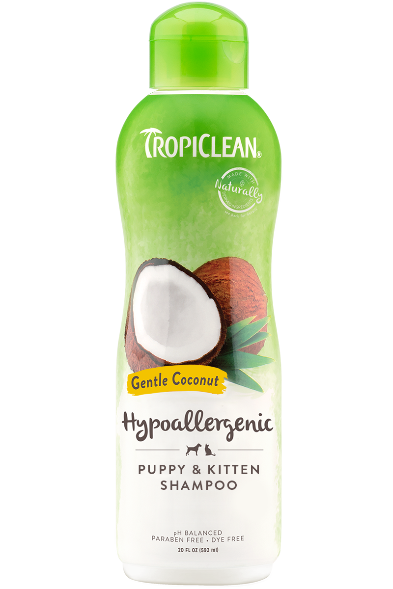 Tropiclean Gentle Coconut Hypoallergenic Puppy Shampoo 20 oz.