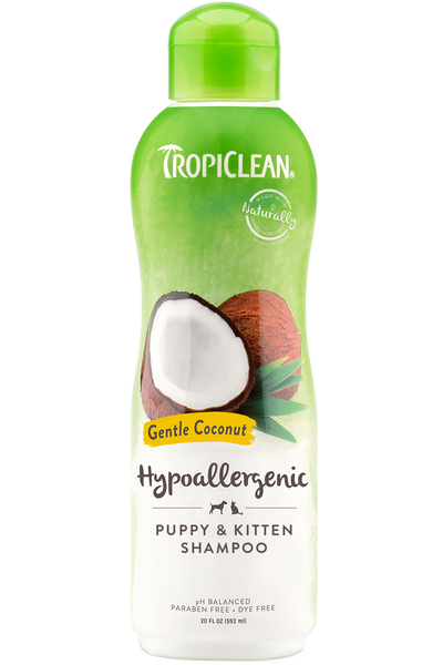 Tropiclean Gentle Coconut Hypoallergenic Puppy Shampoo 20 oz. Tropiclean Gentle Coconut Hypoallergenic Puppy Shampoo 20 oz.