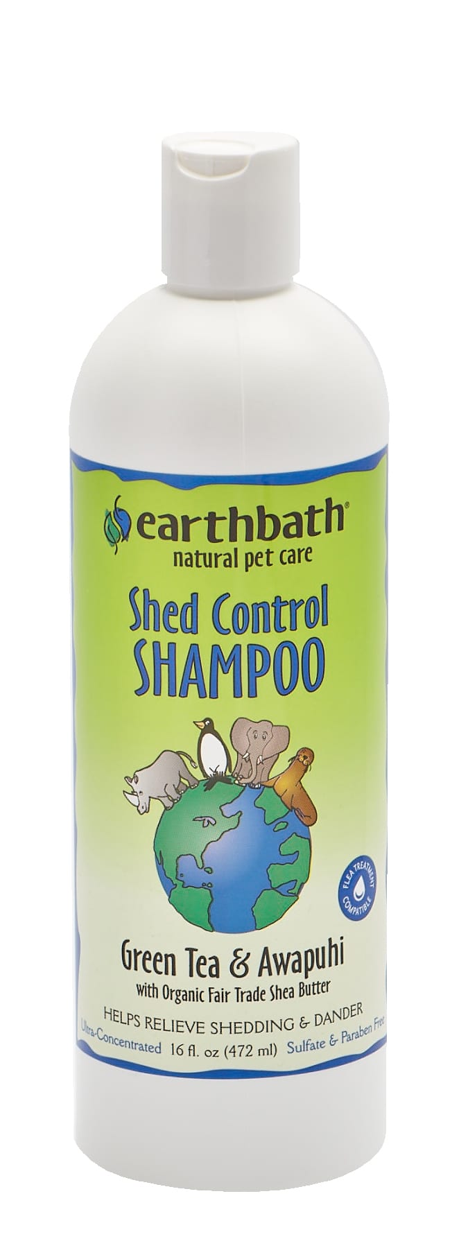 Earthbath Shed Control Shampoo 16 oz