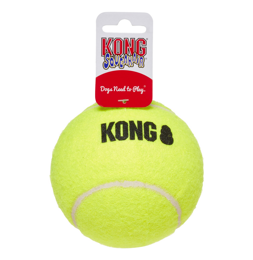 Kong squeaky online tennis ball