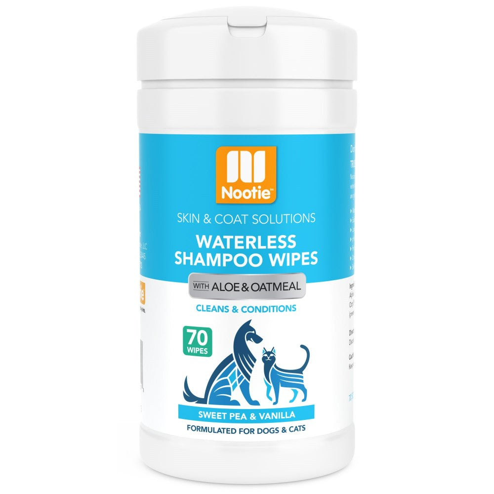 Nooties Waterless Shampoo Wipes Sweet Pea & Vanilla 70 ct.