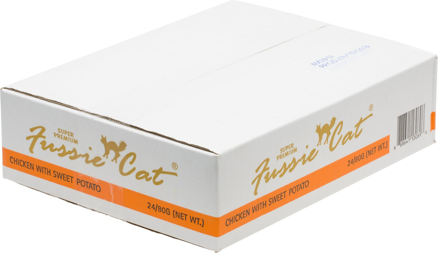 Fussie Cat Super Premium Chicken & Sweet Potato in Gravy
