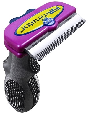 Cat top furminator brush