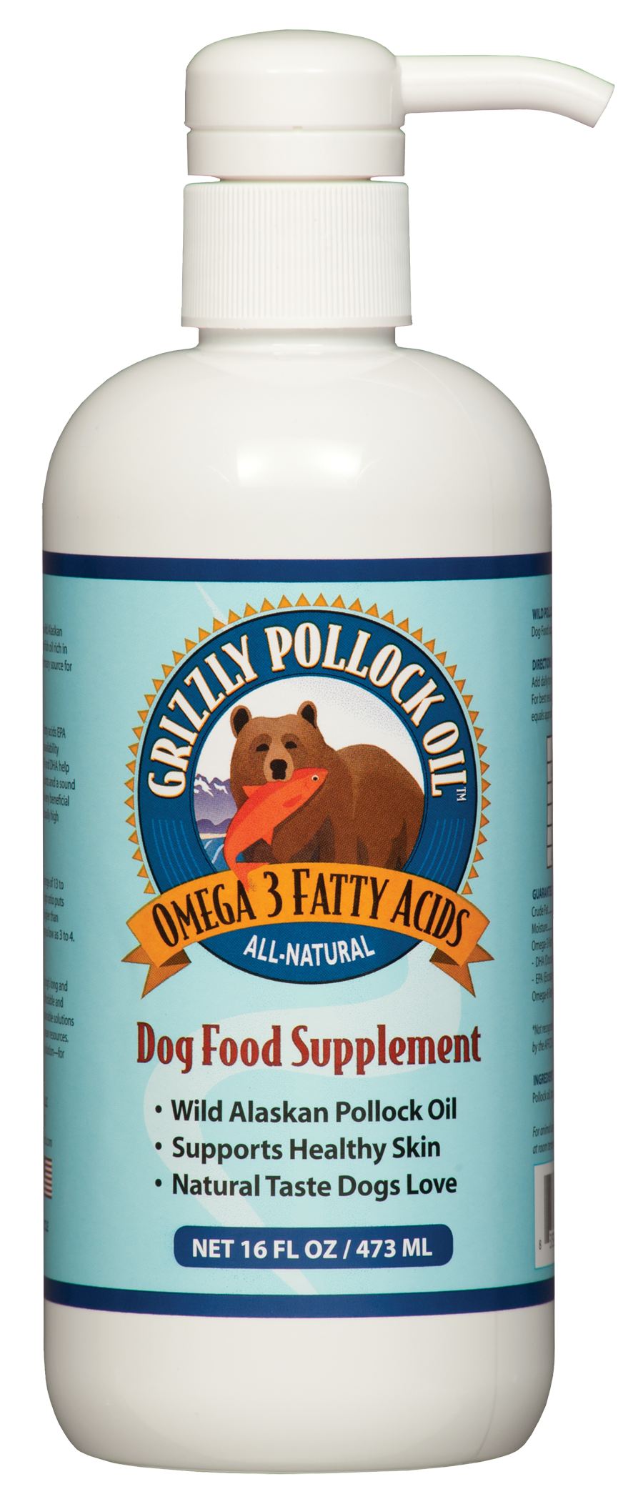 Grizzly Pollock Oil 16 oz.
