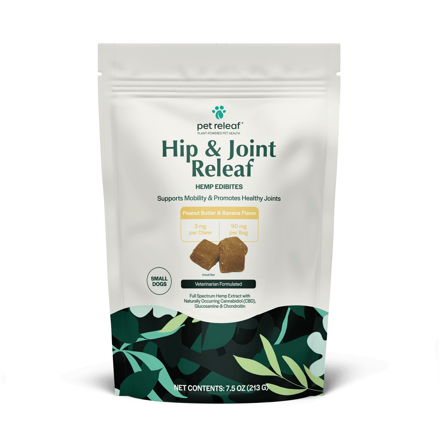 Pet Releaf Hip & Joint Releaf Edibites Peanut Butter & Banana