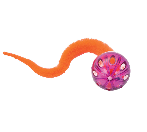 Coastal Turbo Rattle Ball With Orange Tail