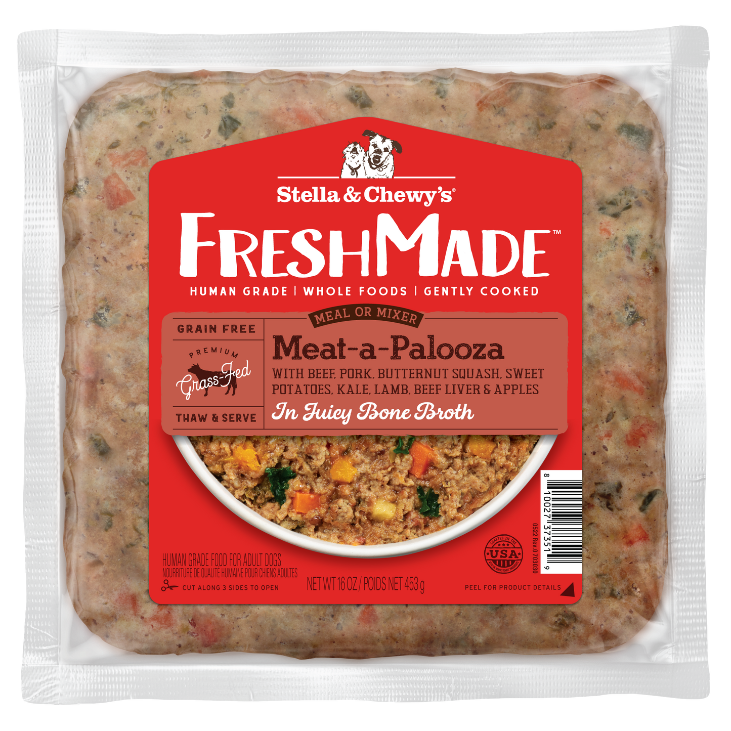 Stella & Chewy's Frozen Gently Cooked Meat-a-Polooza
