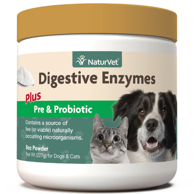 NaturVet Digestive Enzymes & Probiotics NaturVet Digestive Enzymes & Probiotics