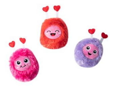 Fringe Love Connection Plush Dog Toys Set of 3 Fringe Love Connection Plush Dog Toys Set of 3