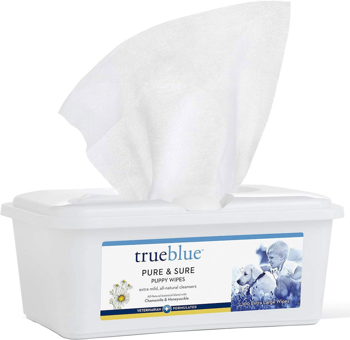 True Blue Pure & Sure Puppy Wipes 100 ct.