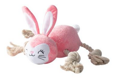 Fringe No Bunny Compares Plush Dog Toy Fringe No Bunny Compares Plush Dog Toy