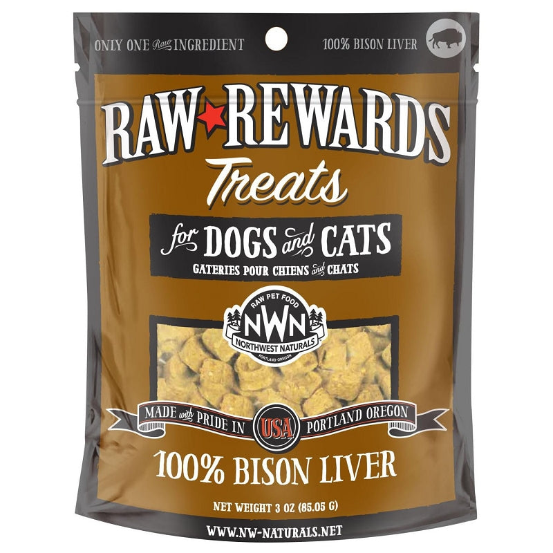 Northwest Naturals Freeze Dried Bison Liver 3 oz.