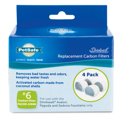 Drinkwell Replacement Activated Carbon Filters 4ct. Drinkwell Replacement Activated Carbon Filters 4ct.