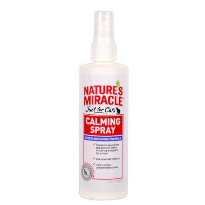 Natures Miracle Just For Cats No Stress Calming Spray 8 oz.