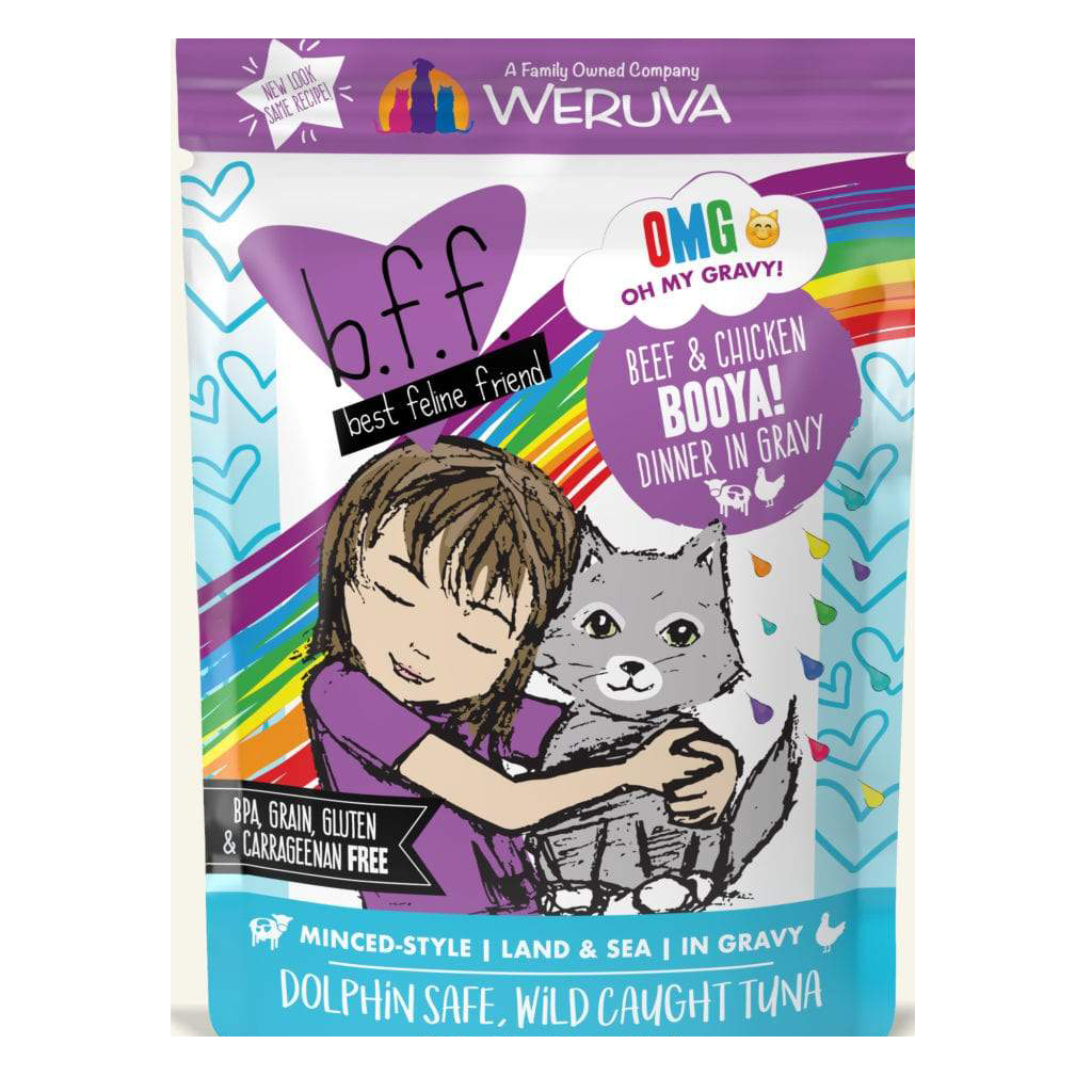 Weruva BFF OMG Booya! Beef & Chicken Pouch