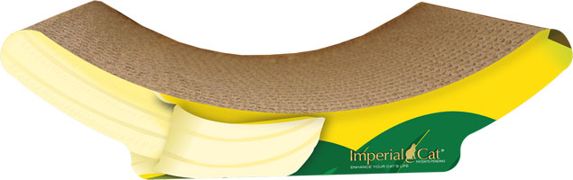 Imperial Cat Scratcher Cozy Curl Banana