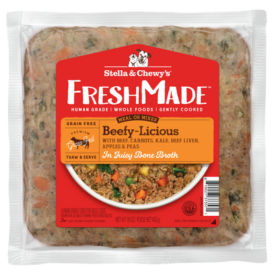Stella & Chewy's Frozen Gently Cooked Beefy-licious Stella & Chewy's Frozen Gently Cooked Beefy-licious