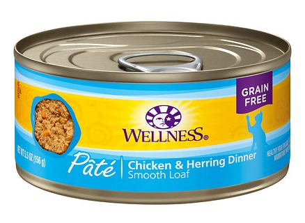 Wellness Adult Cat Chicken & Herring Formula