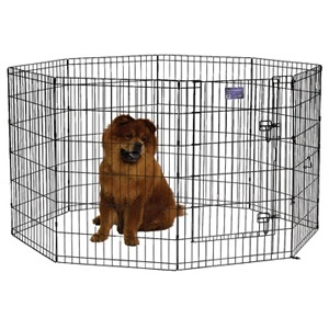 Midwest Black 8 Panel Exercise Pen Midwest Black 8 Panel Exercise Pen
