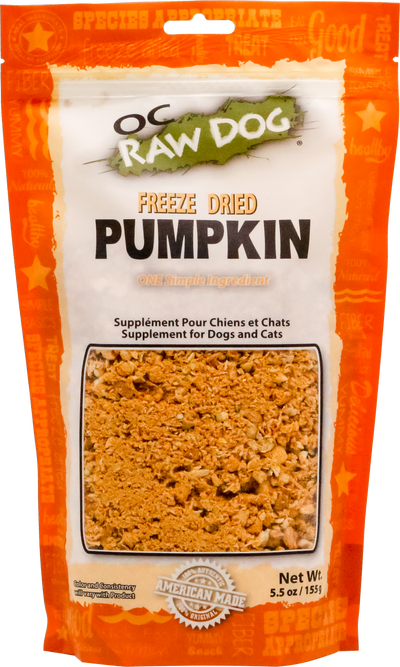 OC Raw Freeze Dried Pumpkin 5.5 oz OC Raw Freeze Dried Pumpkin 5.5 oz
