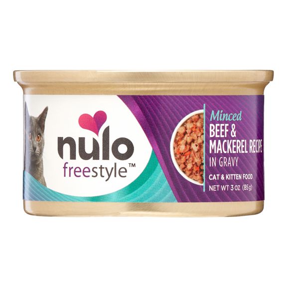 Nulo Cat Grain-Free Minced Beef & Mackerel in Gravy