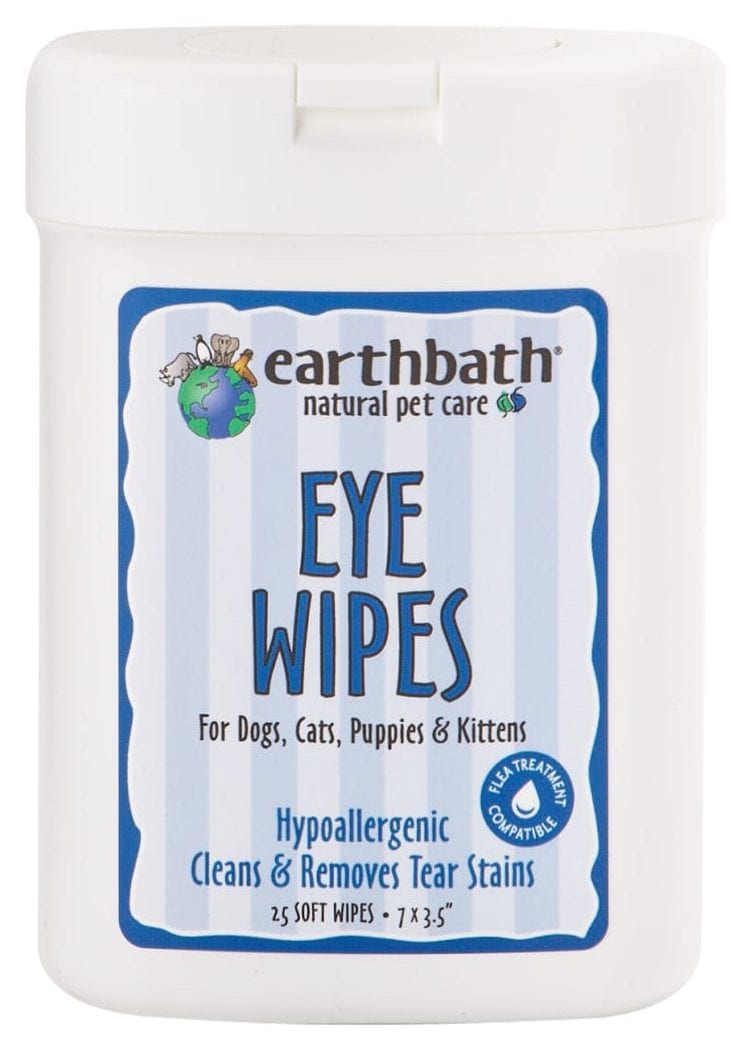 Earthbath Eye Wipes with Witch Hazel & Aloe 30 ct
