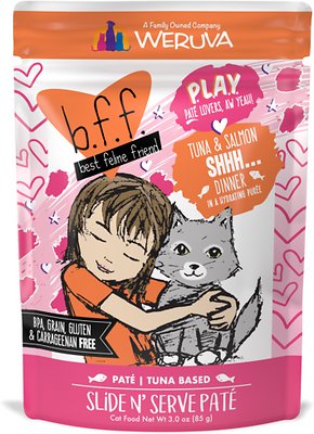 Weruva BFF PLAY SHHH Tuna Salmon Pouch Healthy Pet Austin