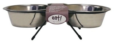 Eat! Stainless Steel Double Diner