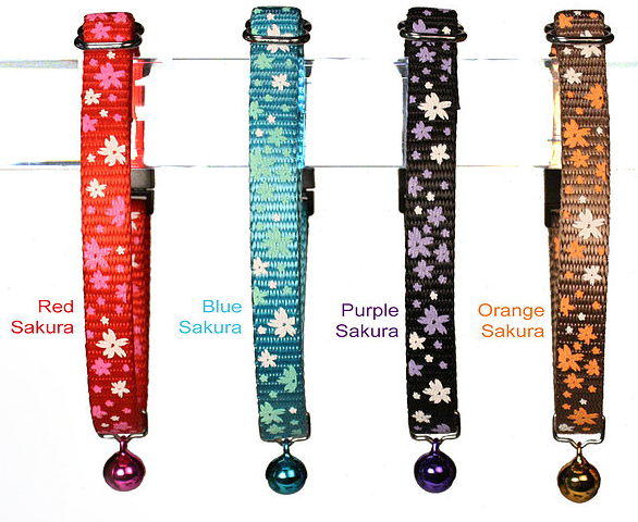 Goli Designs Sakura Cat Collar