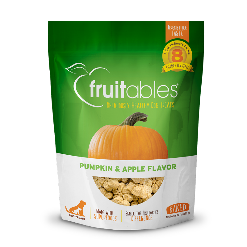 Fruitables Baked Pumpkin & Apple Flavor Treats 7 oz.