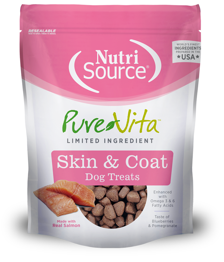 Pure Vita Skin & Coat Treats Dog 6 oz.