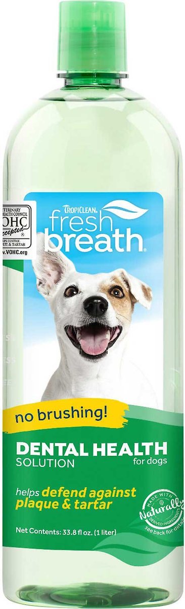 Tropiclean Fresh Breath Water Additive Healthy Pet Austin