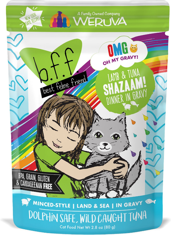 Weruva BFF OMG Shazaam! Lamb & Tuna Pouch