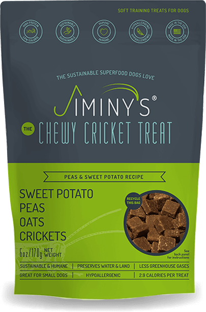 Jiminys Crickets Chewy Sweet Potato & Peas