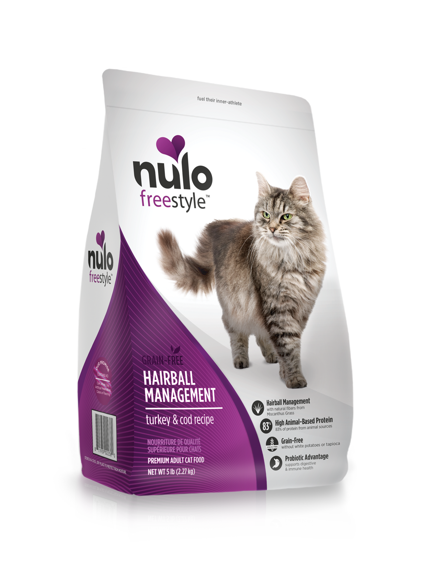Nulo Grain-Free Cat Turkey & Cod Hairball Management