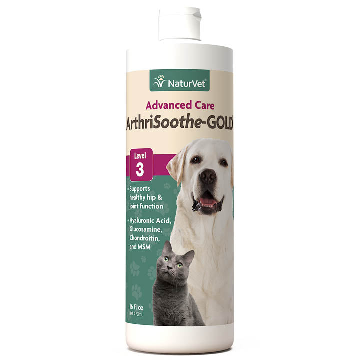 NaturVet ArthriSoothe-Gold Advanced Care Liquid Level 3