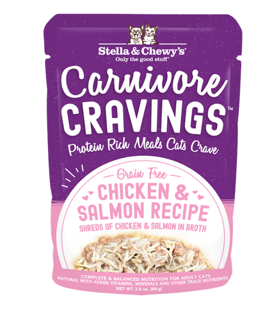 Stella & Chewy's Cat Carnivore Cravings Chicken & Salmon Pouch Stella & Chewy's Cat Carnivore Cravings Chicken & Salmon Pouch